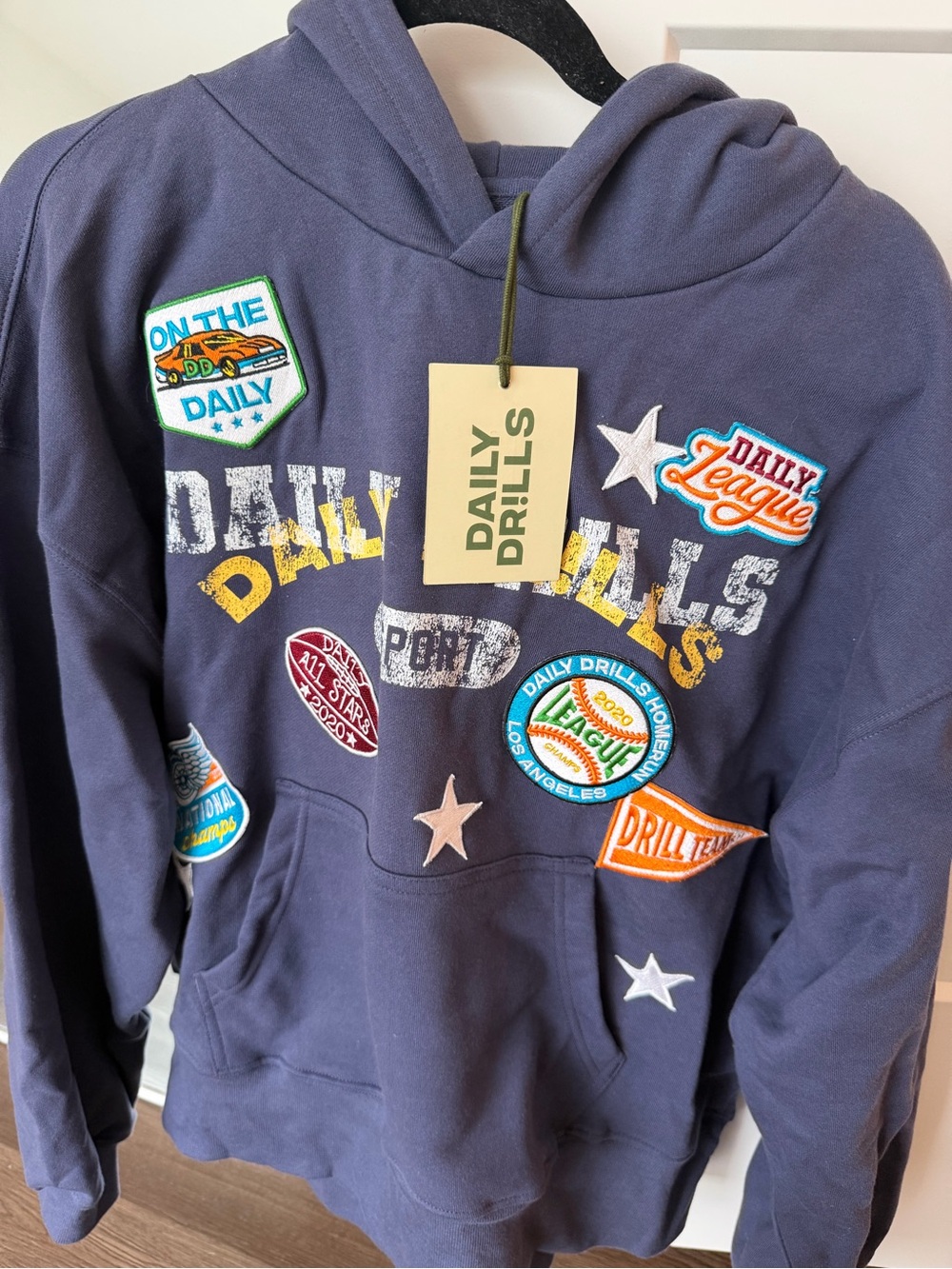 Daily Drills Navy All Stars Hoodie - Picture 5 of 7